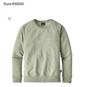 Patagonia Light Green Crewneck Sweatshirt
